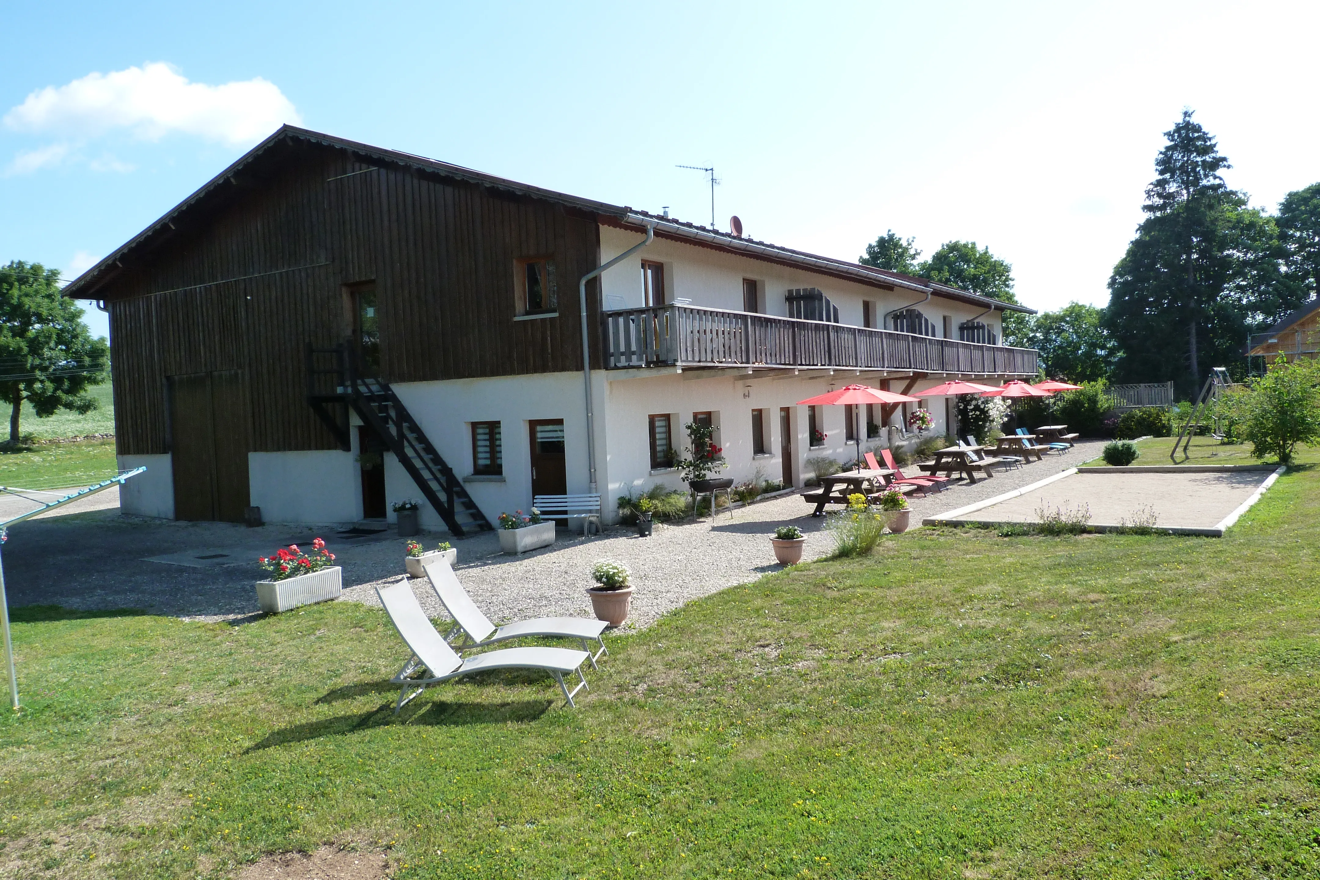 Façade du gîte