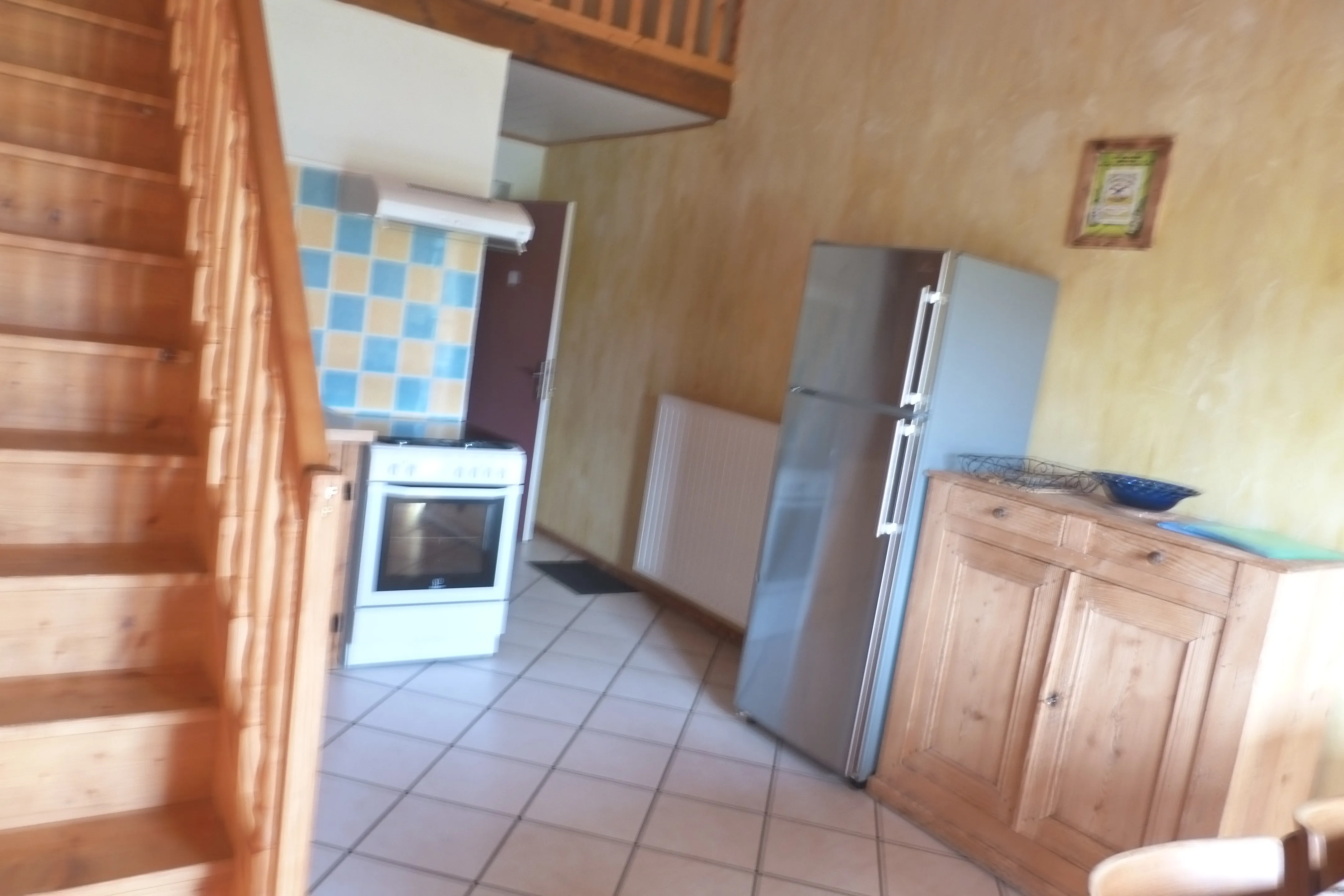 Cuisine de l'appartement Gentiane Jaune
